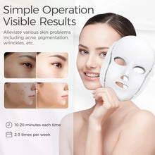 Load image into Gallery viewer, LeSen 7 Colors LED Facial Mask with Neck LED Light
